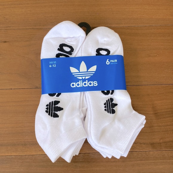 adidas Underwear & Socks 6 Pack Adidas Mens Quarter Socks Nwt Fits